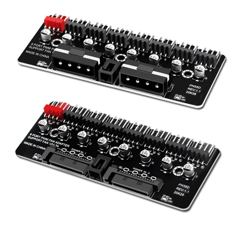 

Шасси PWM PC CPU -SATA соединительный узел разветвитель адаптер Внутренняя Материнская плата для компьютера 4-контактные 3-контактные вентиляторы...