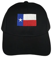 printed texas state flag adjustable baseball cap caps hat hats usa ut longhorns black
