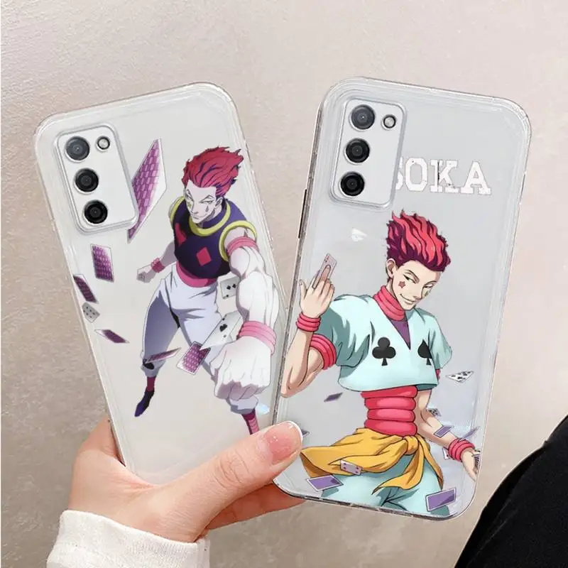 

Hunter X hunter Anime Phone Case Transparent For oppo R17 R15 R11 R9 F11 A32 A39 K7 K5 S X PRO PLUS moible bag
