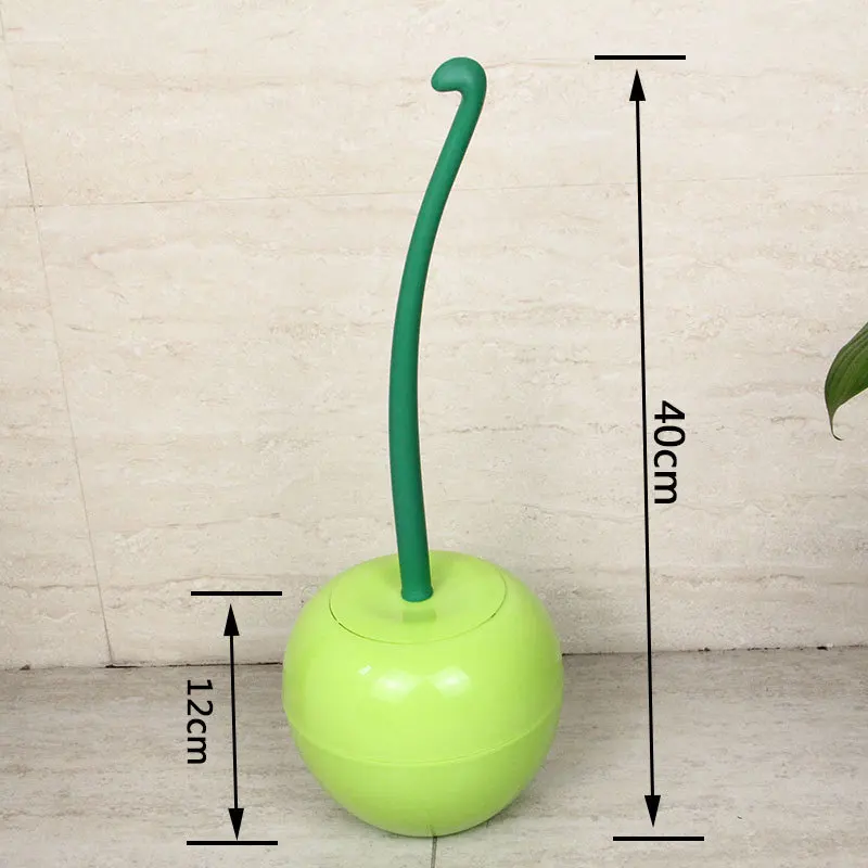 

Cute Cherry Shaped Toilet Brush Holder Set Bathroom Cleaning Kit Cleaner Creative Household Toilet Cleaning Brushes C1086 f