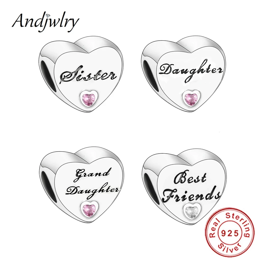 Подходят для браслетов талисманов оригинальные бриллианты серебряной сестры