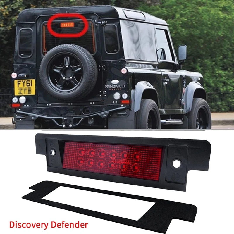

Третий стосветильник, подходящий для Land Rover Discovery Defender 90/110, светодиодный 3-й стоп-сигнал, стоп светильник с высоким креплением XFK100290