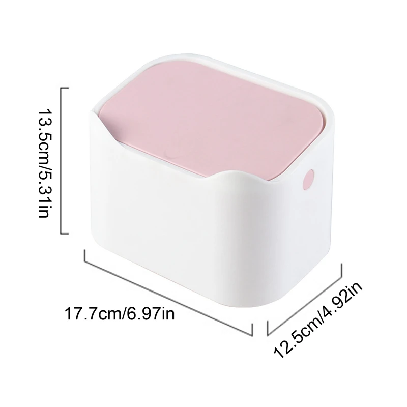 Настольная многофункциональная мини корзина для мусора ведро домашнего и