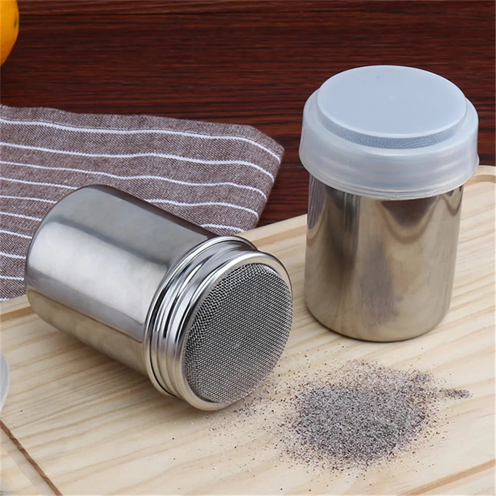 

1Pc Stainless Steel Chocolate Shaker Cocoa Flour Salt Powder Icing Sugar Coffee Sifter Shaker Coffee Filters BBQ Kitchen Tools