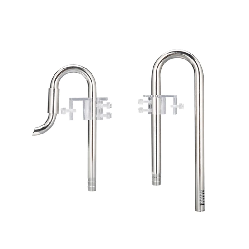 

Aquarium Water Fish Tank Filter Inflow Outflow Lily Pipe Stainless Steel Tube