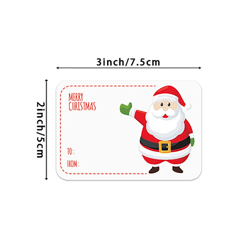 

Gift Present Labels Adhesive Decals Name Tags 1 Roll(250pcs) Tags 6 Designs