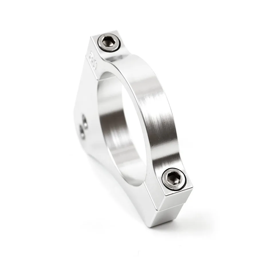 CNC серебряный мотоцикл 27 мм рулевой