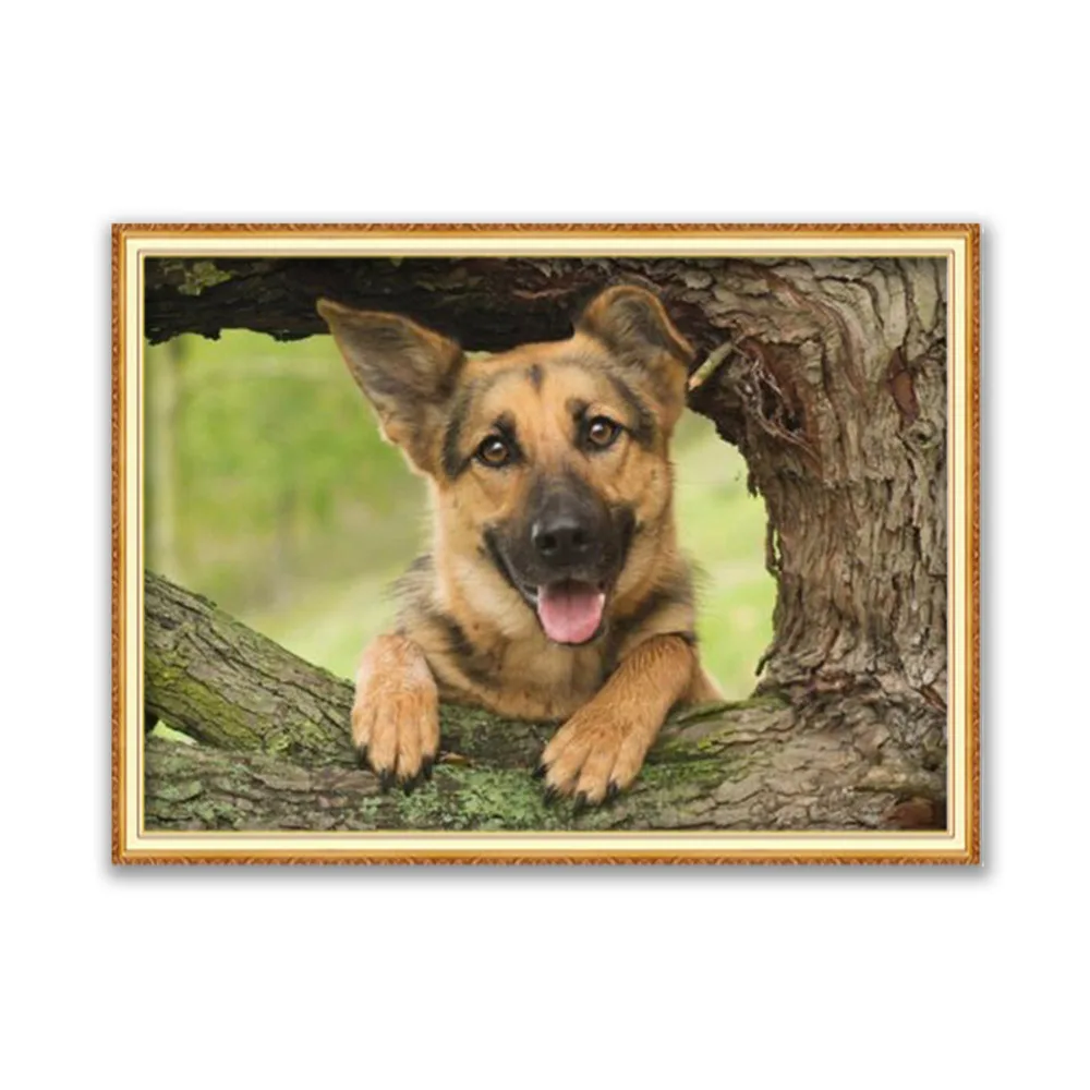 Животное немецкой овчарки Сделай Сам 11CT наборы для вышивки крестом ремесло