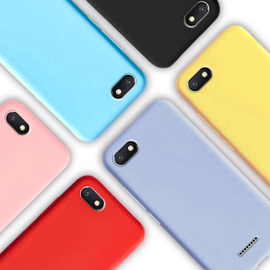 Чехол карамельного цвета для Xiaomi Redmi 6A чехол телефона 5 45 дюйма Мягкая силиконовая