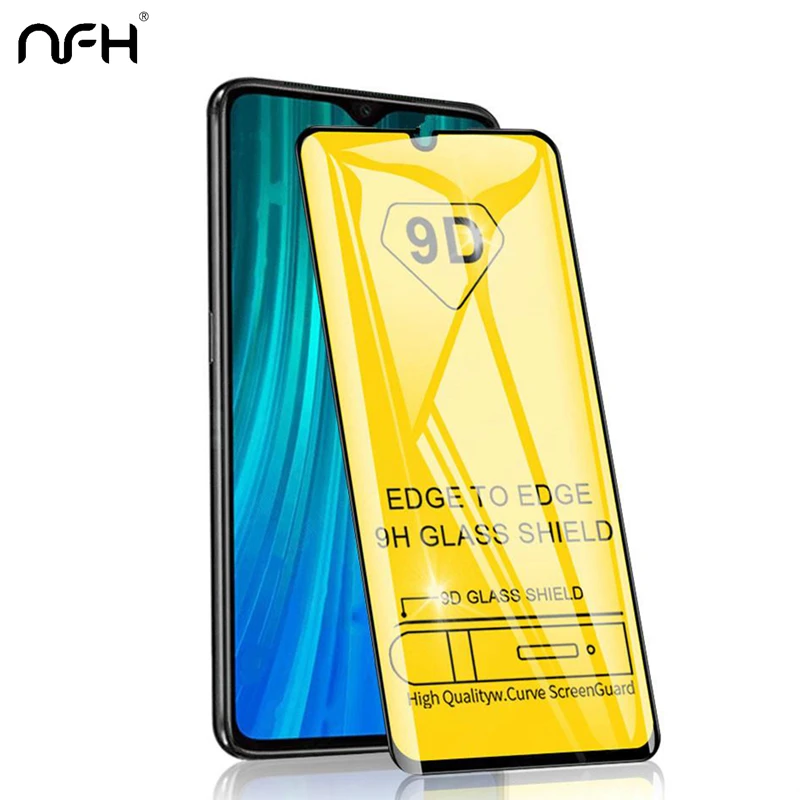 NFH 9D полное покрытие из закаленного стекла для Xiaomi Redmi Note 8 Pro Взрывозащищенная защитная пленка 9H чехол на Redmi Note 7 Pro