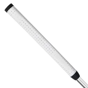 Рукоятка из клюшка для гольфа среднего размера овечьей кожи, белая, ручная работа, мягкий удобный материал