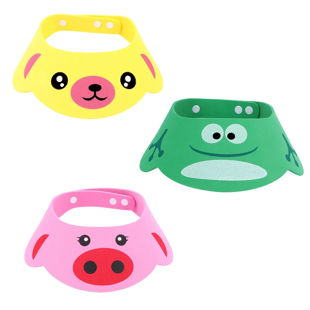 1 шт. новая детская шапочка для шампуня красивая регулируемая шапка младенцев