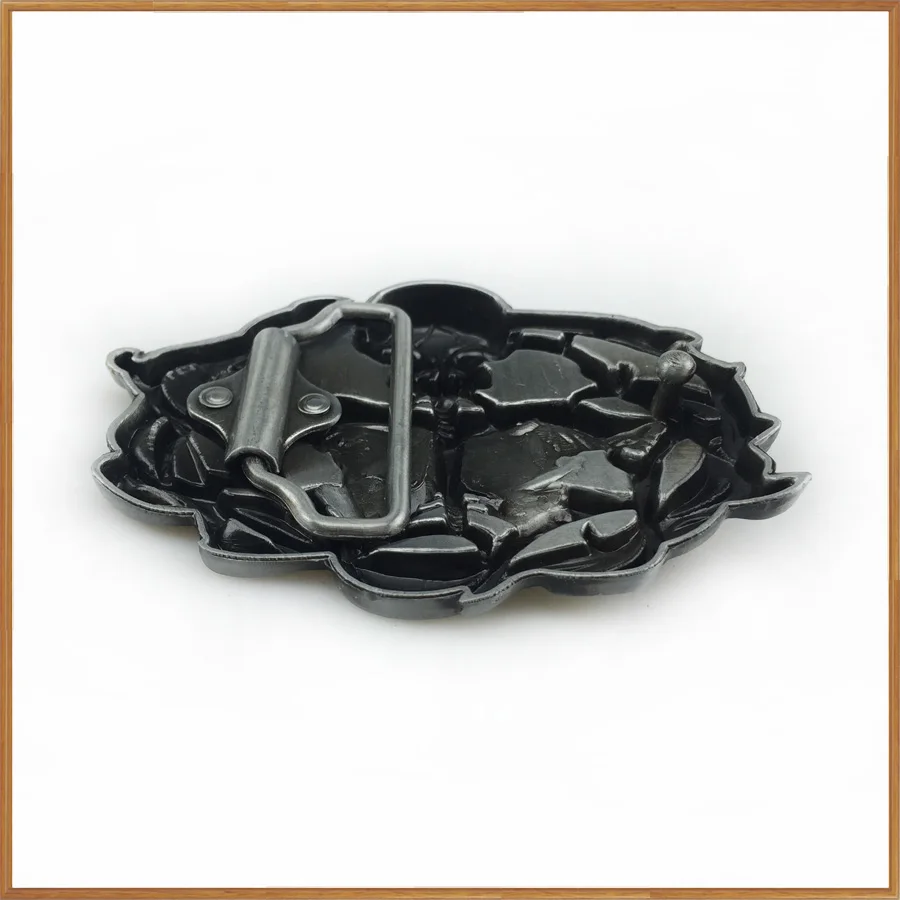 BuckleClub zinc alloy cool skull belt buckle western jeans gift cowboy FP-03148 for men 4cm width loop drop shipping | Дом и сад