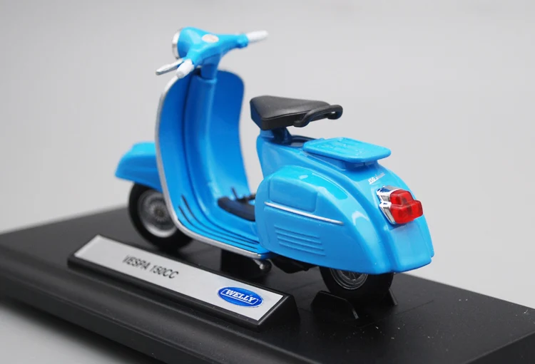 Welly 1/18 VESPA 150CC 1970 скутер мотоцикл литой Дисплей Модель игрушки для детей мальчиков