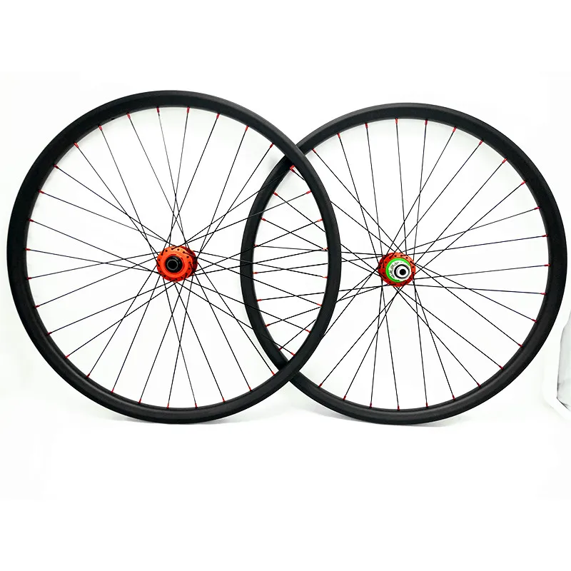 

29er carbon disc mtb wheels tubeless enduro 35x25mm asymmetry mtb wheelset Hope proo 4 boost 110x15 148x12 29 carbon wheels