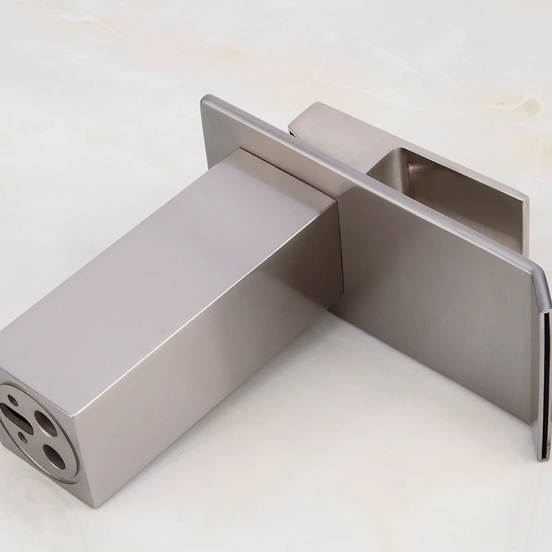 Смеситель для раковины однорычажный кран крепления на поверхность с щеткой |