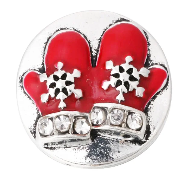 5 шт./лот 18 мм оснастки ювелирные изделия Рождественская елка Санта Снеговик