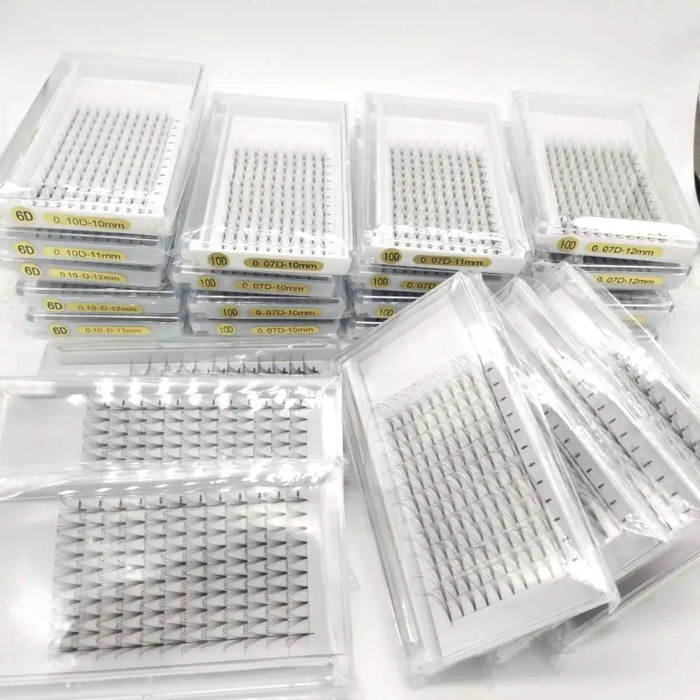 

10D Volume Fan Eyelashes Premade Fans 0.05mm 0.07mm 0.1mm Planting Volume Fan Eyelash Synthetic Hair Soft Hair Volume Eyelashes