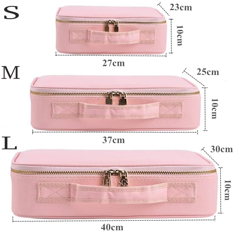 

Waterproof PU Makeup Bag Beauty Makeup Brush Organizer Storage Box Large Capacity Travel Professiona Cosmetic Case Makeup Boxes
