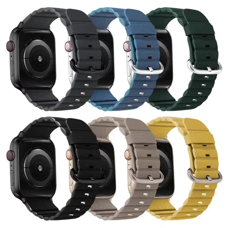 Ремешок из натуральной кожи 40 мм 44 для iWatch ремешок серии 1 2 3 4 5 Apple Watch 42 38