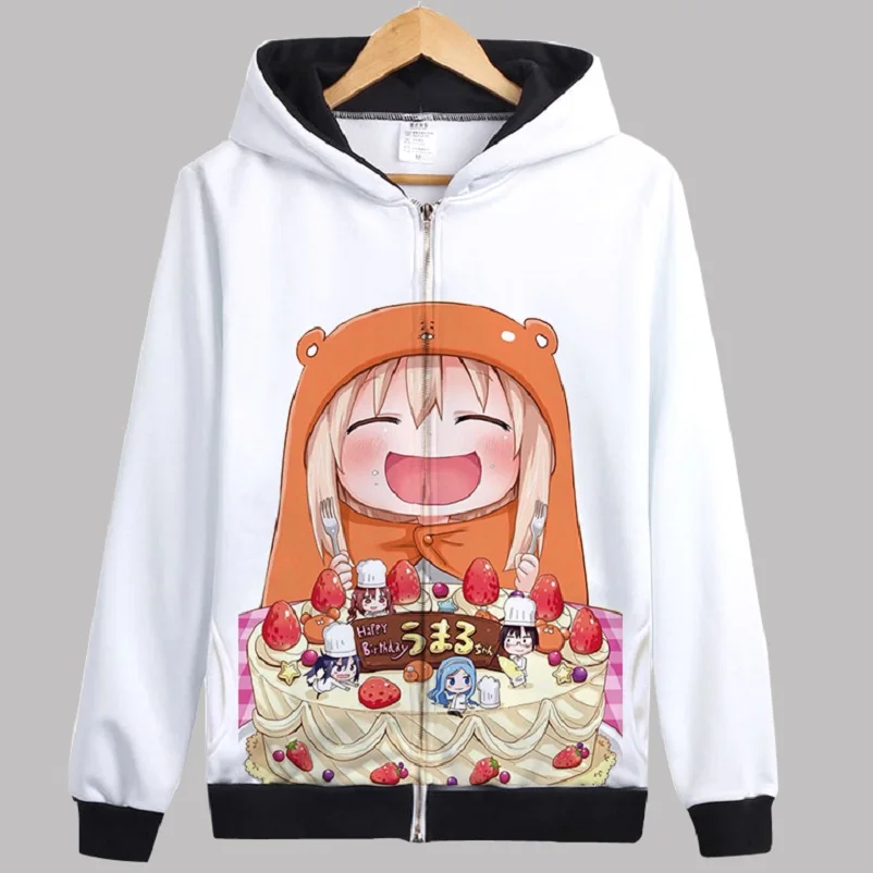

Unisex Anime Himouto! Umaru-chan Doma Umaru Taihei Doma Nanan ebina Zipper Cardigan Hooded Hoodie Sweatshirts