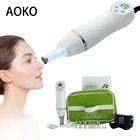 AOKO, вакуумный бриллиантовый микродермабразионный аппарат для чистки кожи, пилинга кожи, Глубокая очистка лица, очиститель пор