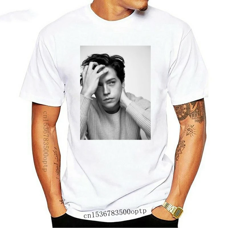 

New Cole Sprouse Men's Black Tees T-Shirt Clothing(1)
