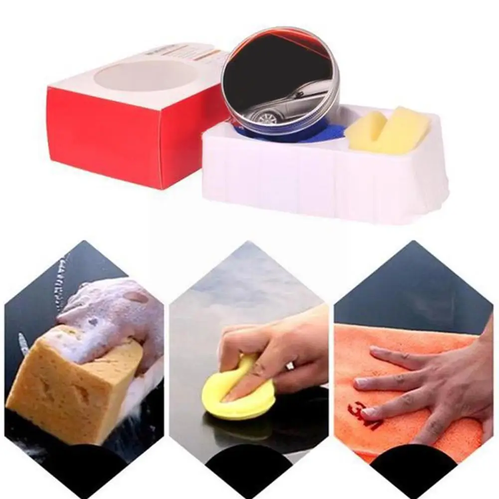 120ml Car Crystal Wax Scratch Paint Care Body Compound Wax Polishing Scratching Paste Repair Z8N2