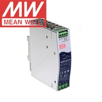 mean well wdr 60 series meanwell dc 5v 12v 24v 60w ultra wide input industrial din rail power supply