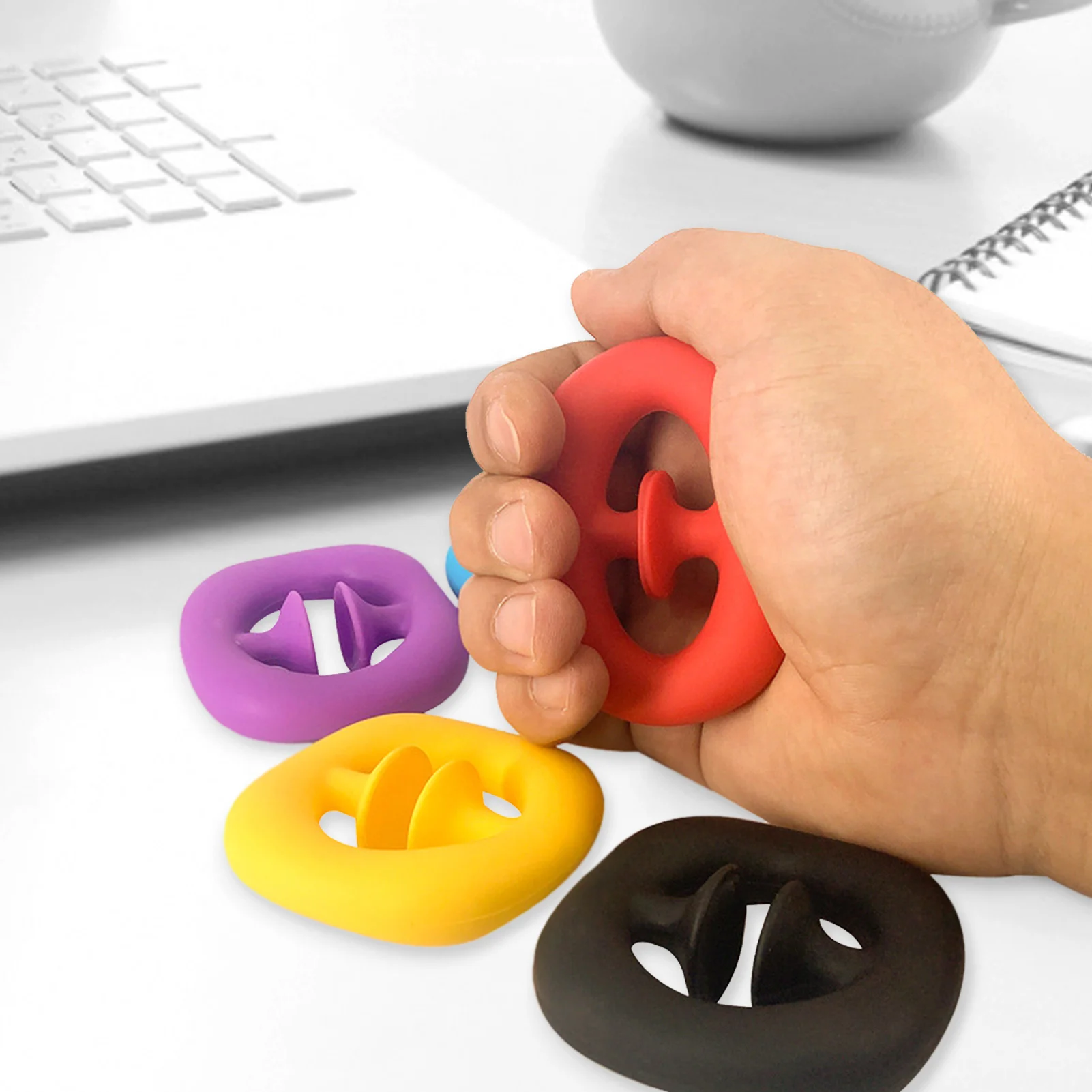 

Finger Hand Grip Stress Reliever Toy Adult Child Funny Anti-stress Fidget Reliver Stress toys