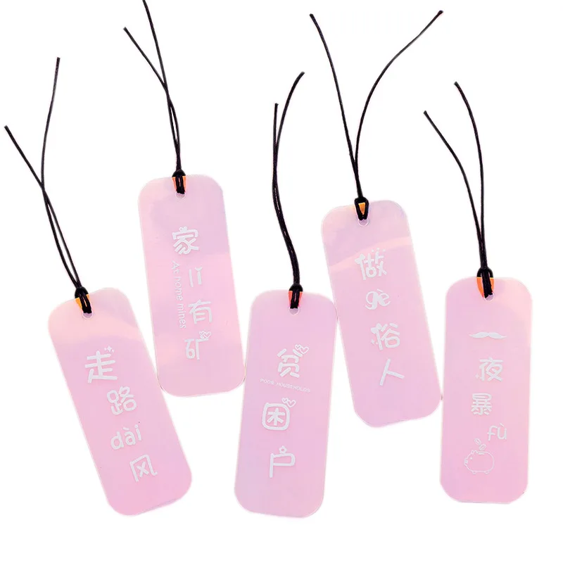1 шт. лазерные закладки розовые прозрачные ПВХ кавайные для книг бумажные файлы