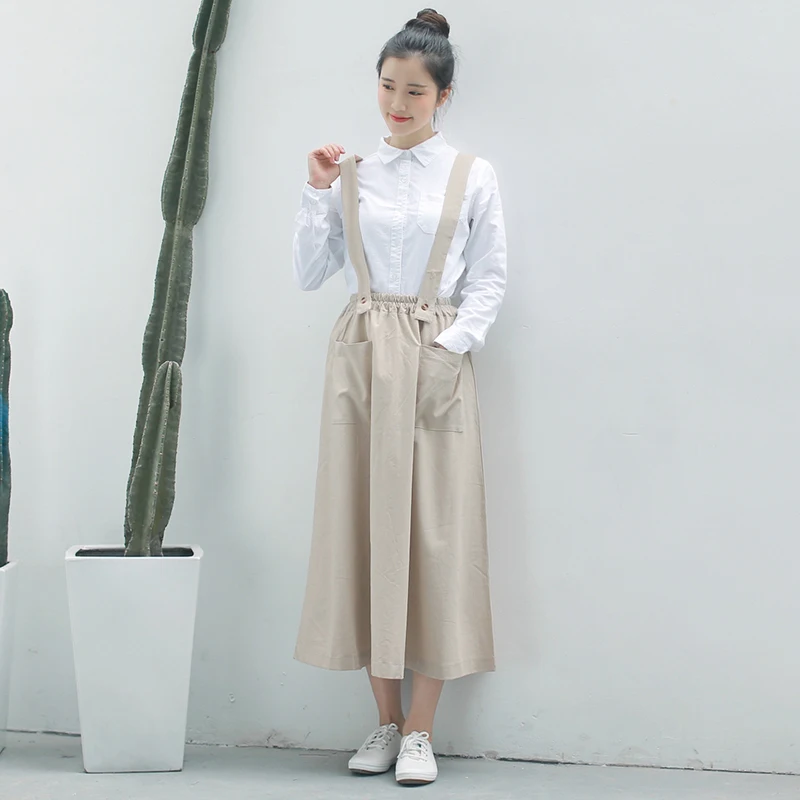 Милая женская юбка миди в стиле мори винтажные элегантные юбки на подтяжках с