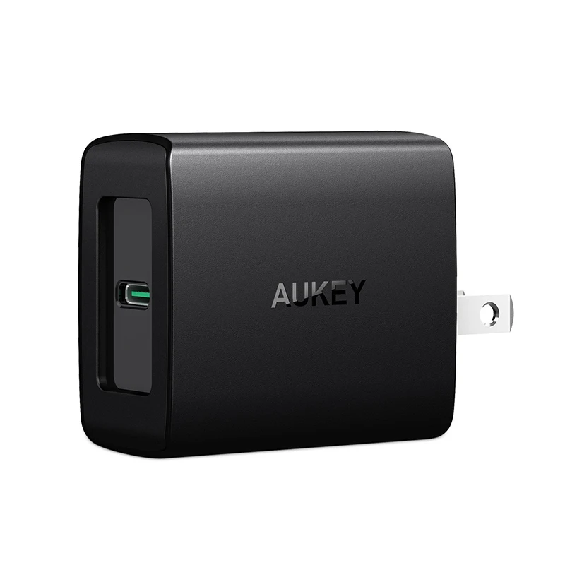 AUKEY 3Port Fast Charger US Plug 29W USB Wall PD Type C + 3A Charging Phone Socket for mobile NS Switch | Мобильные телефоны и