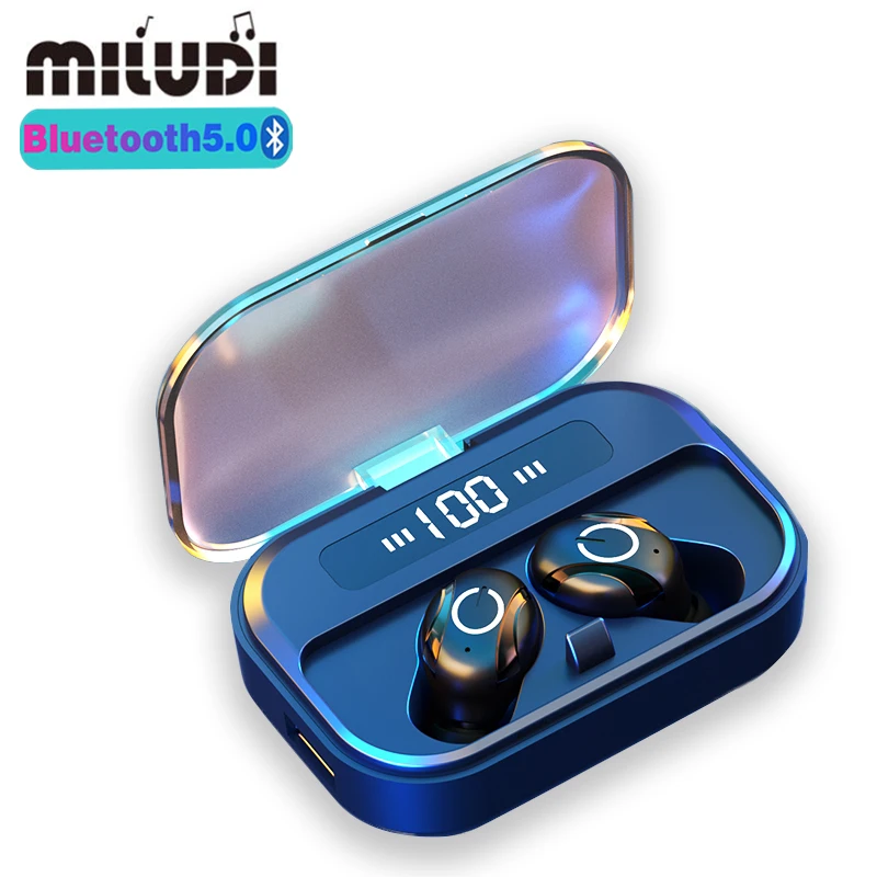 

T11 TWS Wireless Headphones Bluetooth Headsets Music Earphones LED Waterproof 9D Stereo Sports Earbuds For Xiaomi Huawei Iphone