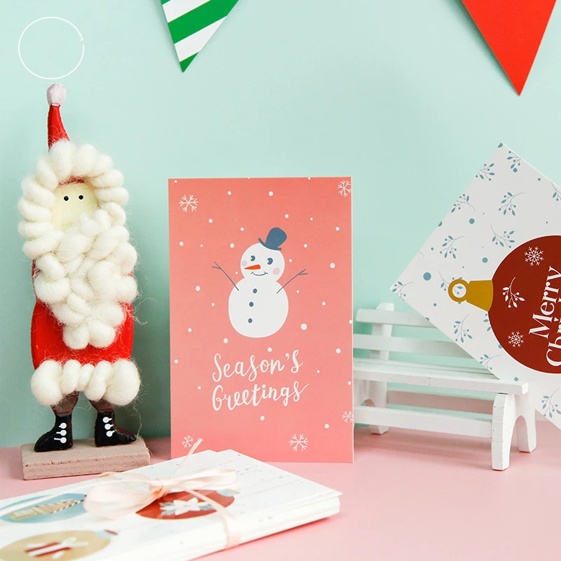 30 шт. Белый Рождественский колокольчик Санты Пингвин полярный медведь дизайн