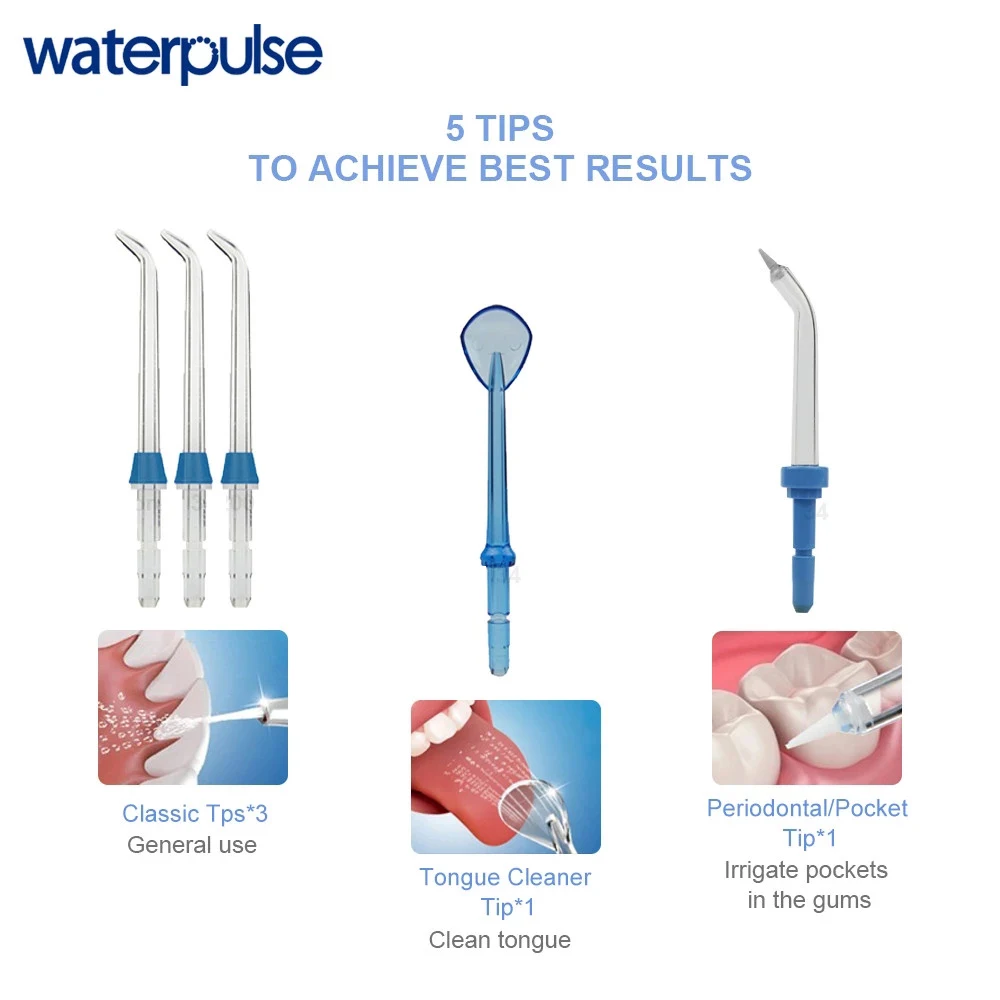 Waterpulse V400/V500 портативный ирригатор для полости рта Стоматологическая Вода Flosser