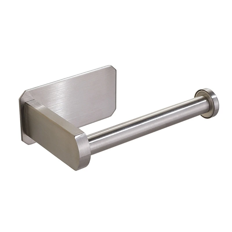 

Wall Mount Toilet Paper Holder Stainless Steel Wall Hanging Kitchen Paper Roll LXAC