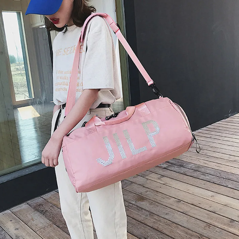 Дорожная водонепроницаемая сумка мессенджер с надписью для фитнеса и йоги