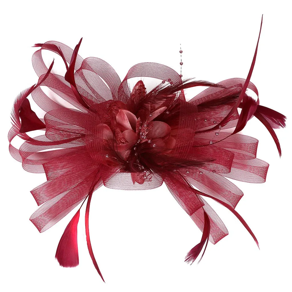 2020 Хэллоуин повязка на голову из перьев для женщин Фестивальная лента с перьями и