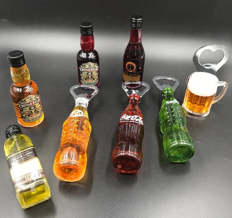 (5 шт. в комплекте) креативная открывалка для пивных бутылок магнит на холодильник