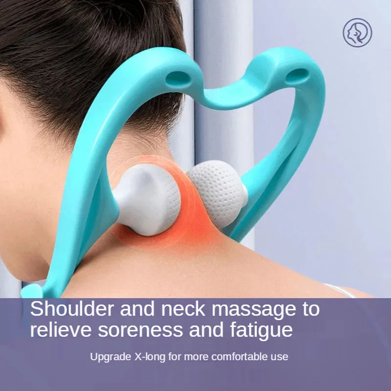 

Manual Back Lumbar Cervical Vertebra Holding Multifunctional Kneading Shoulder And Neck Body Portable Home Massage Relaxer