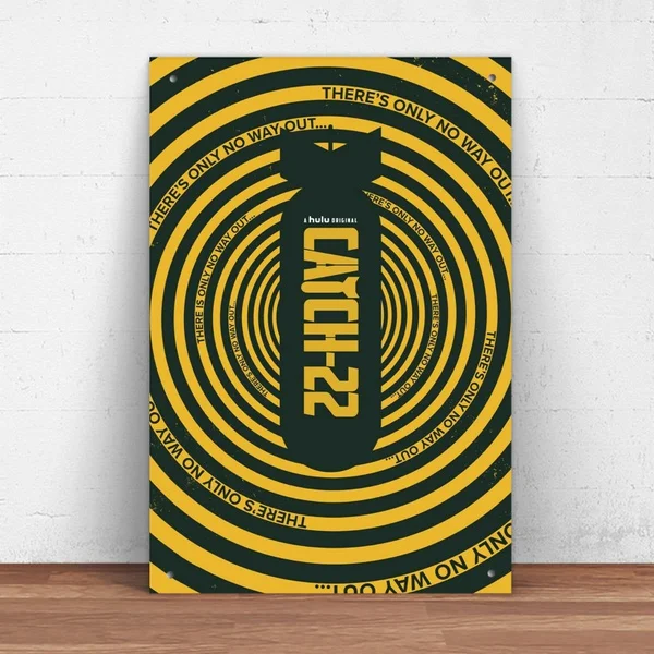 

Catch 22 TV Series Metal Tin Sign Pin Up Metal Sign Metal Decor Wall Sign Wall Decor (20cmx30cm)