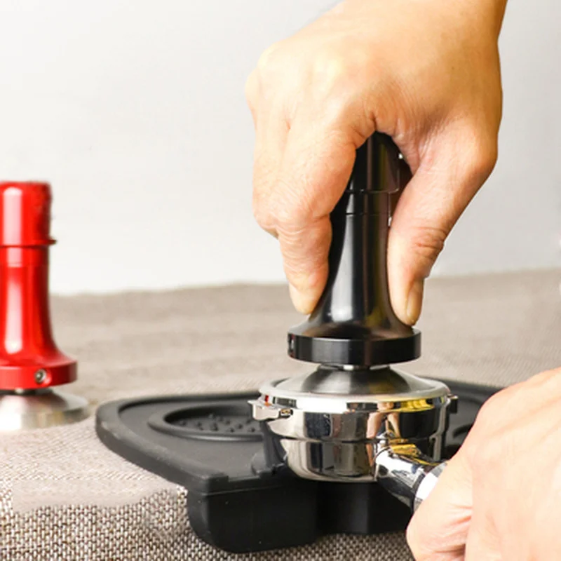 

53mm 58mm Coffee Tamper Elasticity Adjustable 304 Stainless Steel Aluminum Handle Pressure Hammer Accessories
