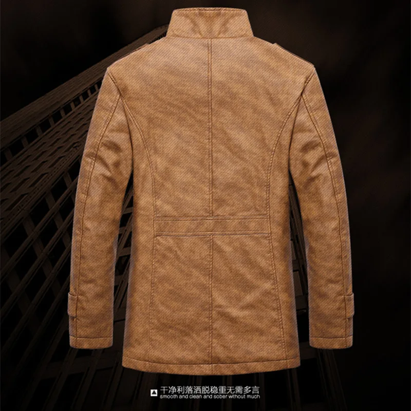 2019 с плюшевой подкладкой верхняя одежда средней длинны и длинная секция Slim fit