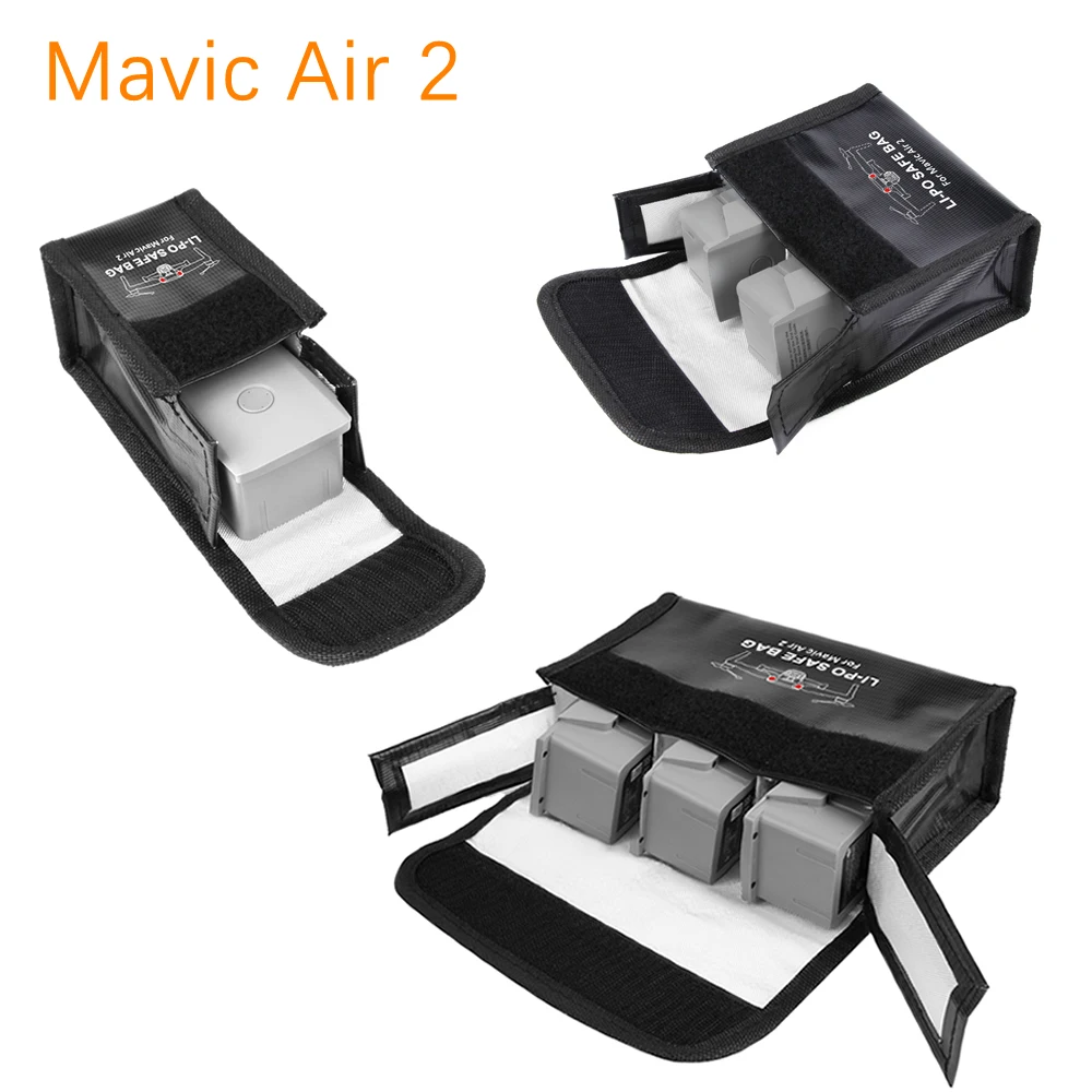 Противопожарный чехол для Mavic Air 2 Взрывозащищенная сумка хранения батарей DJI