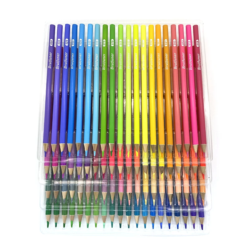 

Brutfuner 80 Colors Oil HB Colored Pencils Sketch Bright Colors Non-toxic Color Pencil For Drawing School Student Art Supplies