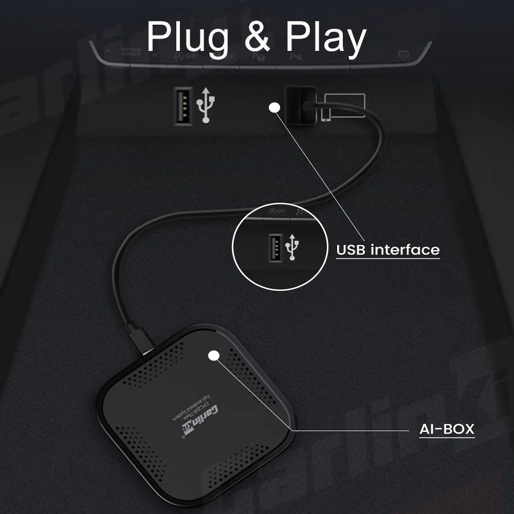 Carlinkit Carplay Ai Box Android система беспроводной Авто GPS Встроенный 4G LTE умный