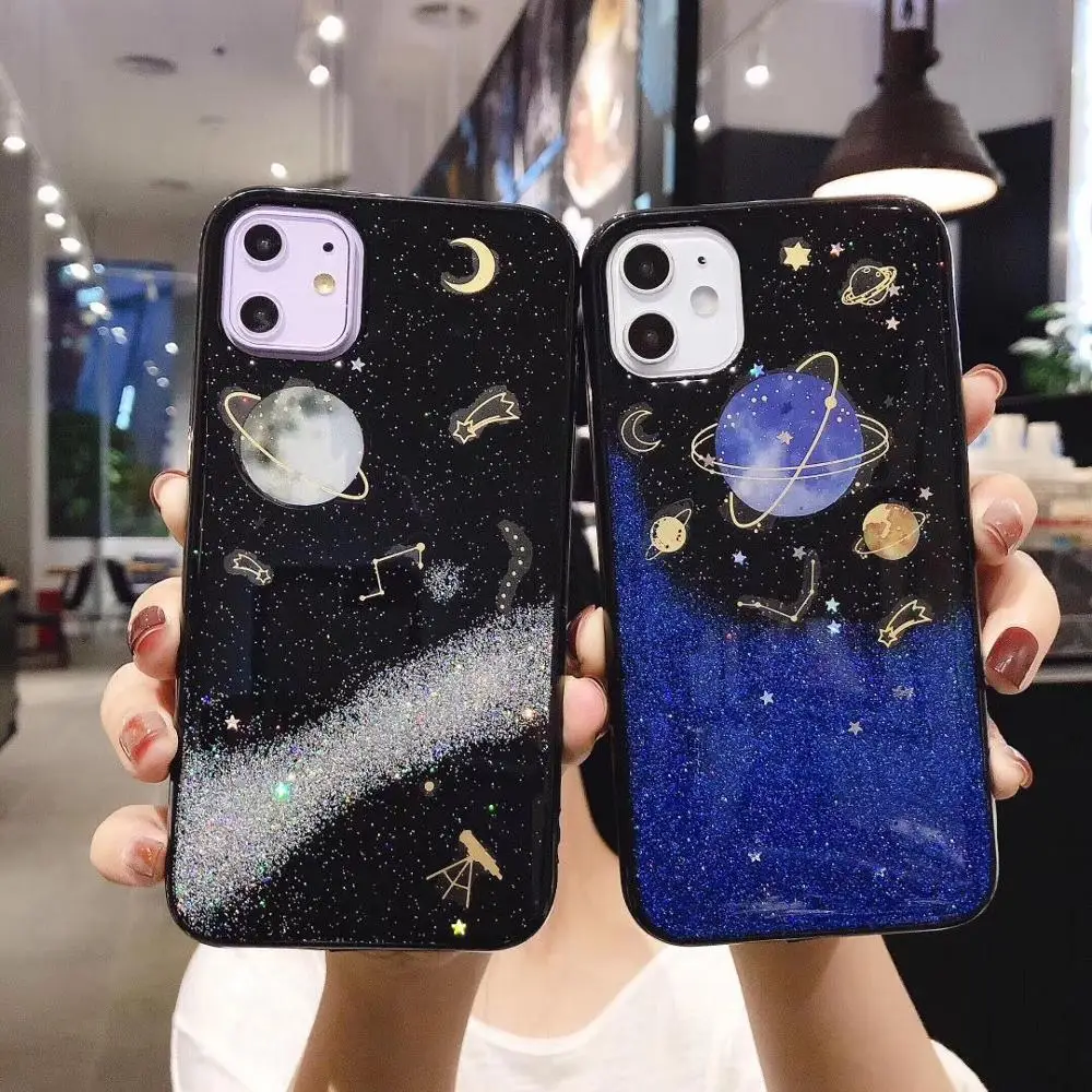 Блестящий мягкий прозрачный силиконовый чехол из ТПУ для Apple iPhone 6 6s 7 8 Plus 11 Pro 10 X XS