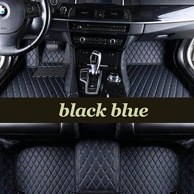 XWSN пользовательские автомобильные коврики для MG все модели MG ZS GT MG5 MG6 MG7 MG3 ZS mgtf geely emgrand ec7 mk автомобильные аксессуары автомобильные коврики - Название цвета: black biue