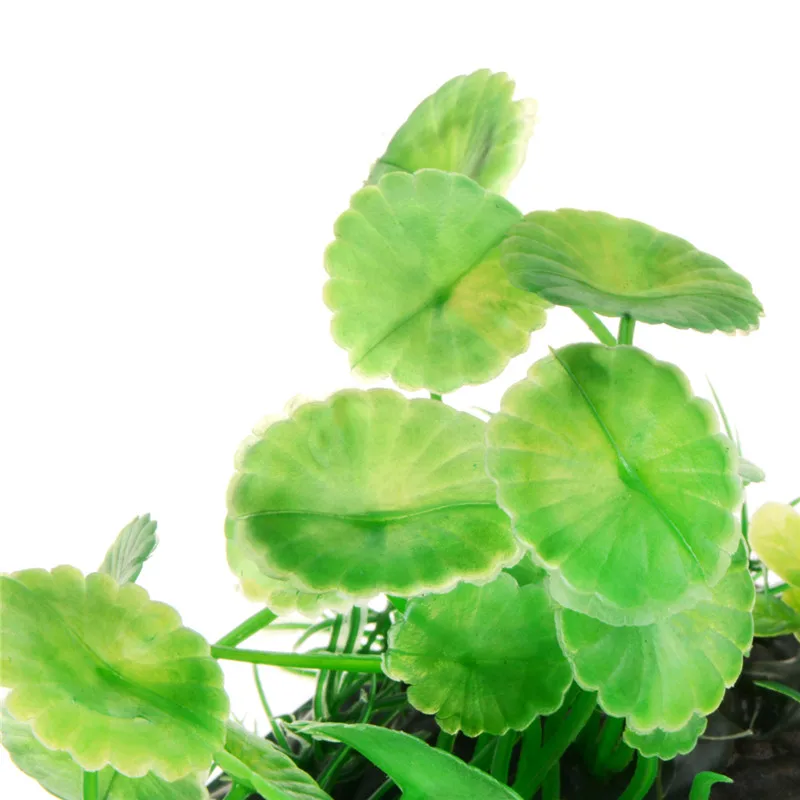 Aquarium Plants Artificial Plastic Fish Tank Decoration Ornament Lifelike Green Accessories for All | Дом и сад